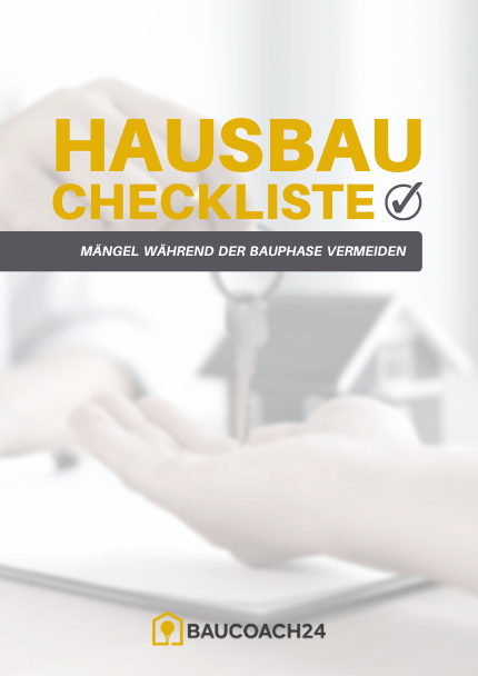Cover der Hausbau Checkliste von Baucoach24